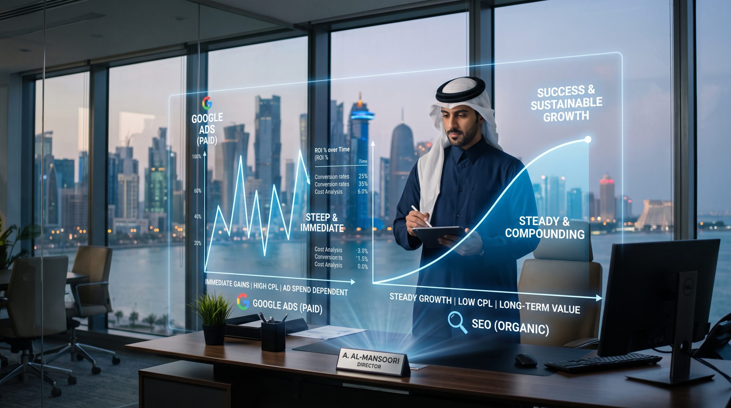 Google Ads vs SEO Qatar