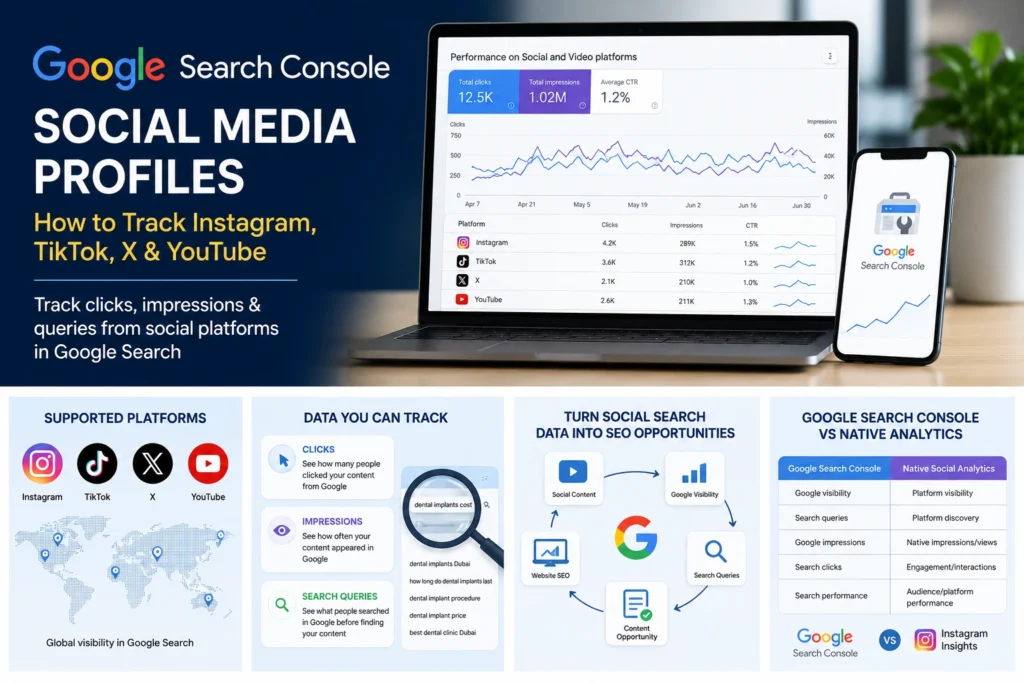google-search-console-social-media-profiles-instagram-tiktok-x-youtube